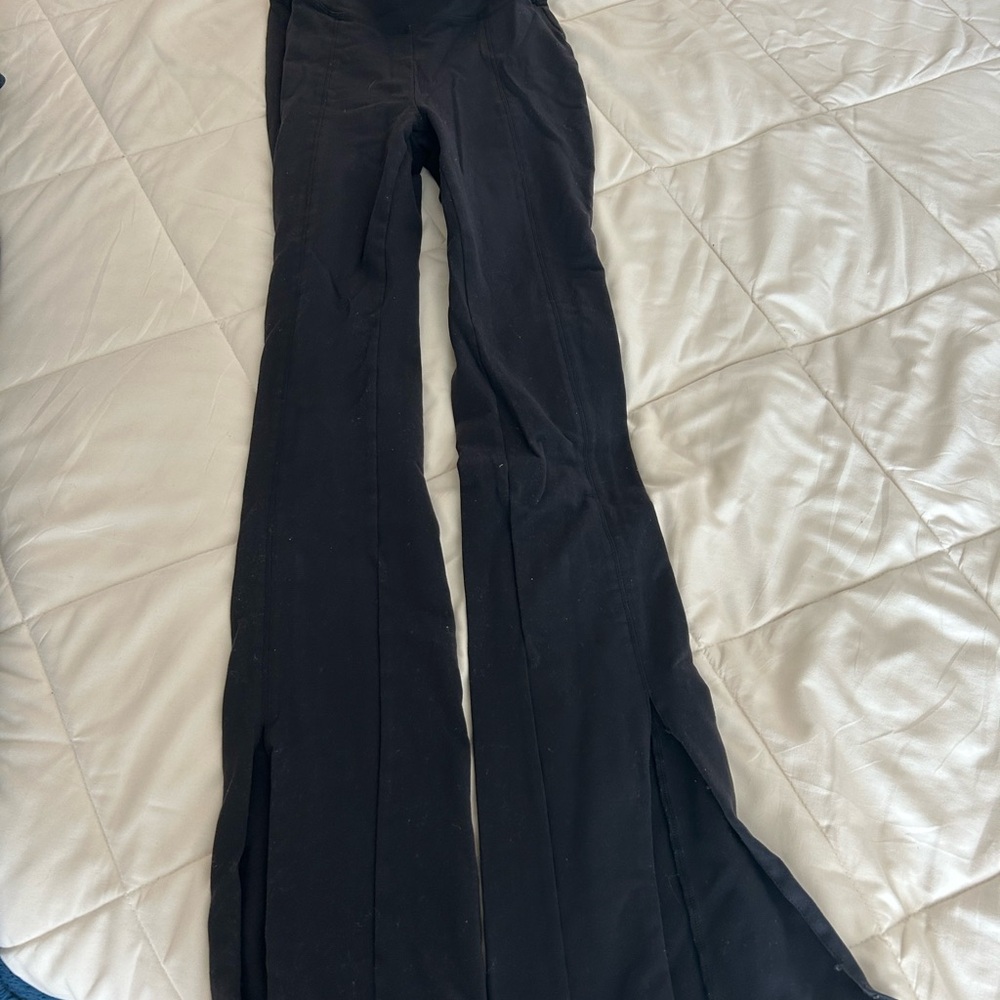 ALO Yoga Black Boot Cut Flare Pants